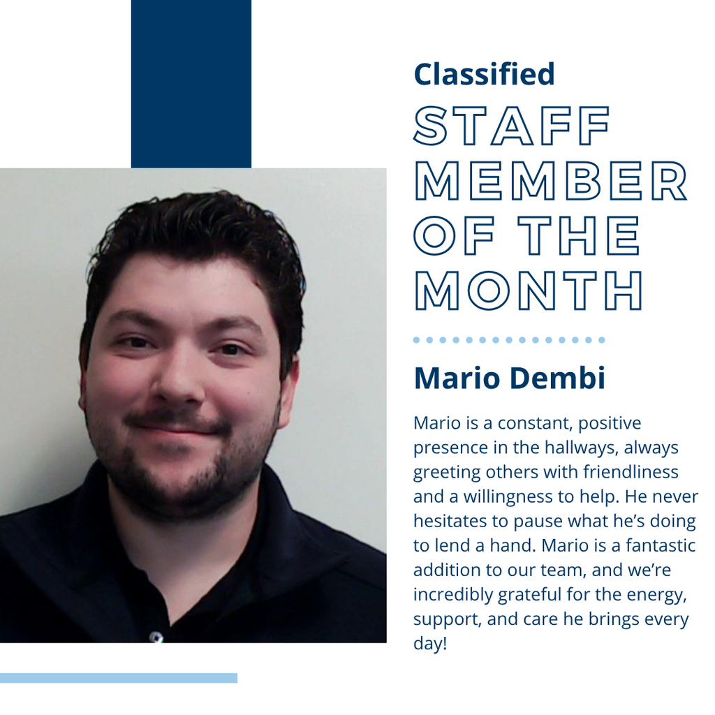 Staff Member of the Month Classified