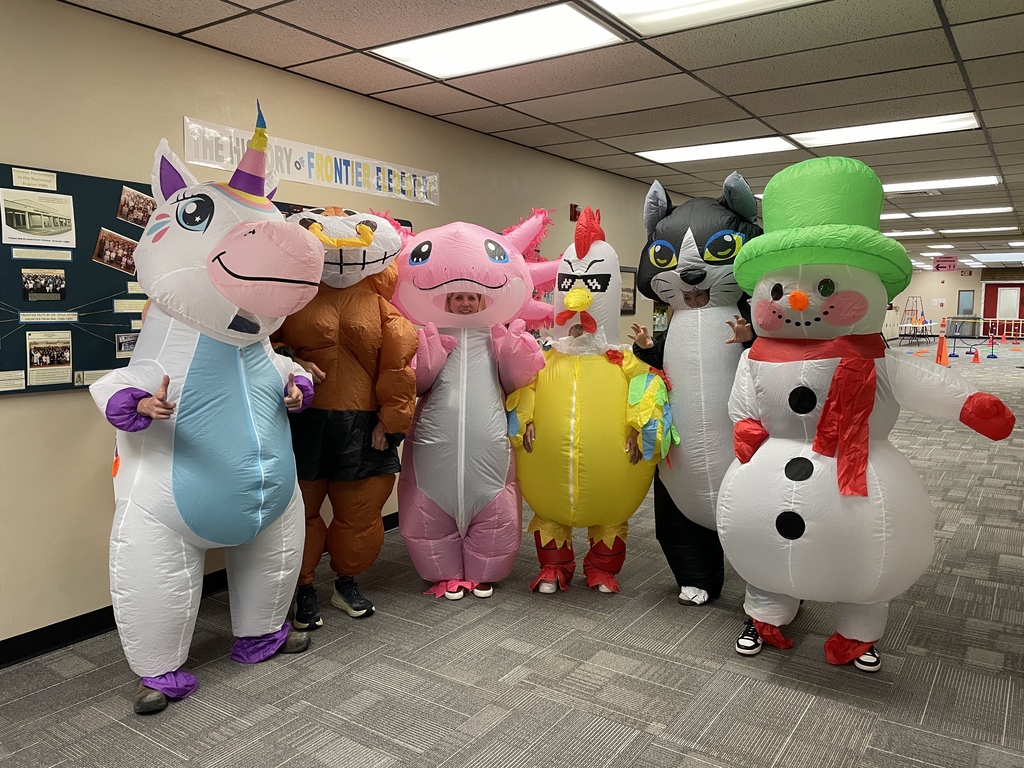 The masked runners suited up before the race. 