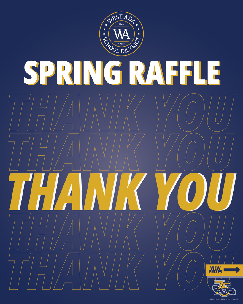 Spring Raffle Thank you!