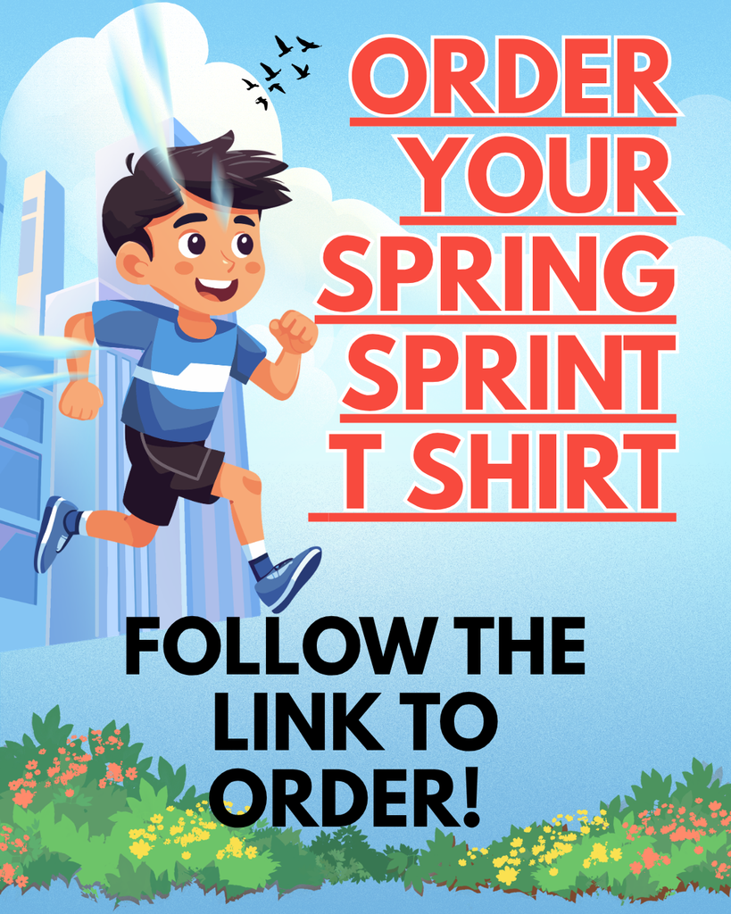 Order your spring sprint t shirt! Follow the link to order