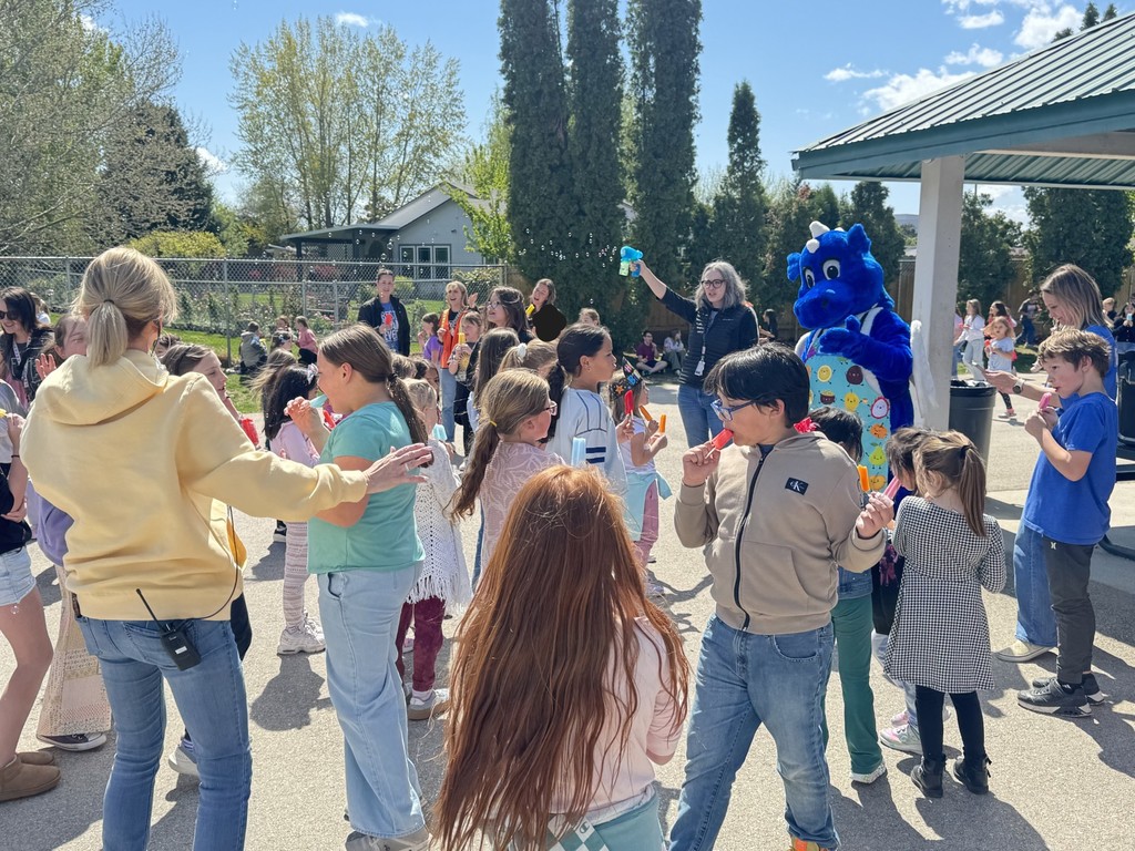 bubbles on the playground