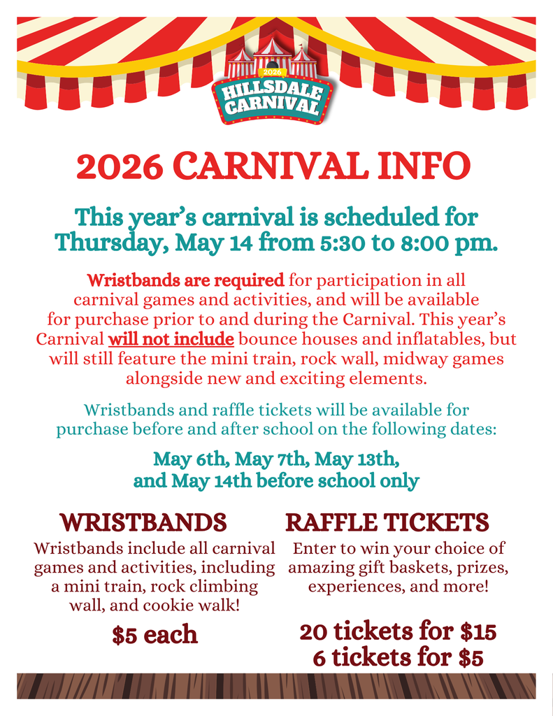 2026 Carnival Information