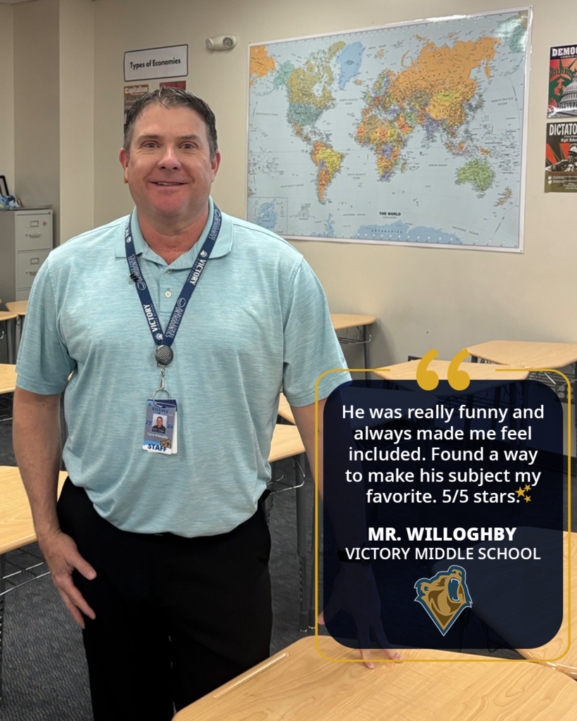 Mr. Willoghby Victory Middle School 
