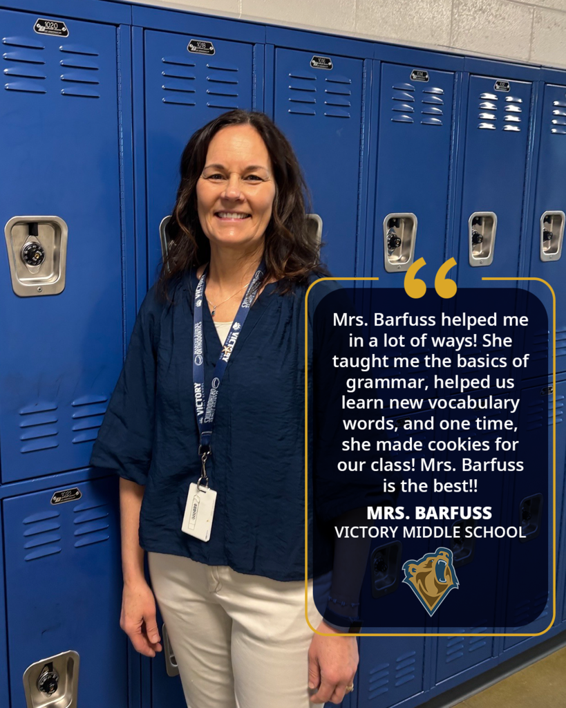 Mrs. Barfuss Victory Middle School 