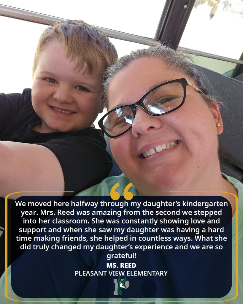 Ms. Reed, Pleasant View Elementary 