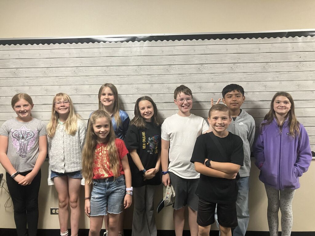 An image of student council members