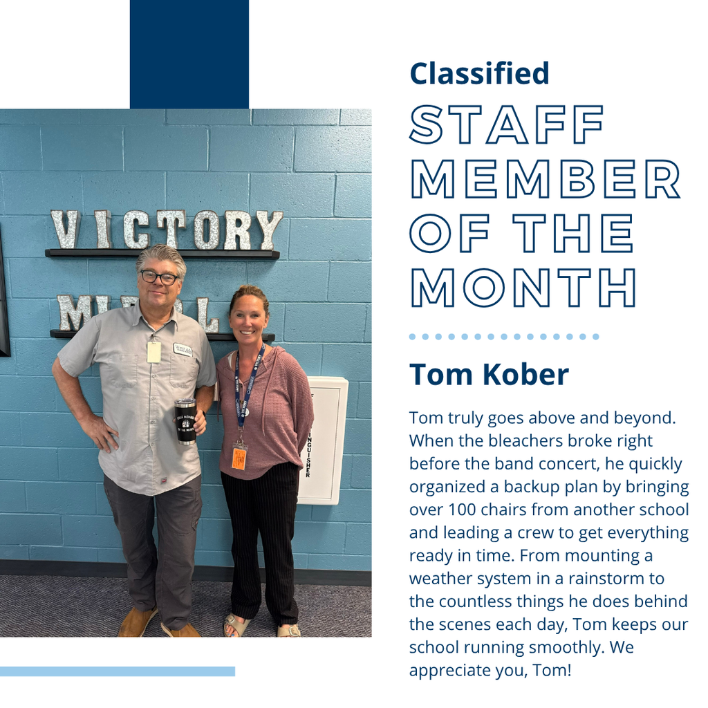 Staff Member of the Month - Tom Kober