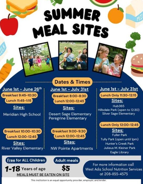 Summer Meal Sites Information