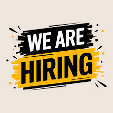 text reading "We Are Hiring"