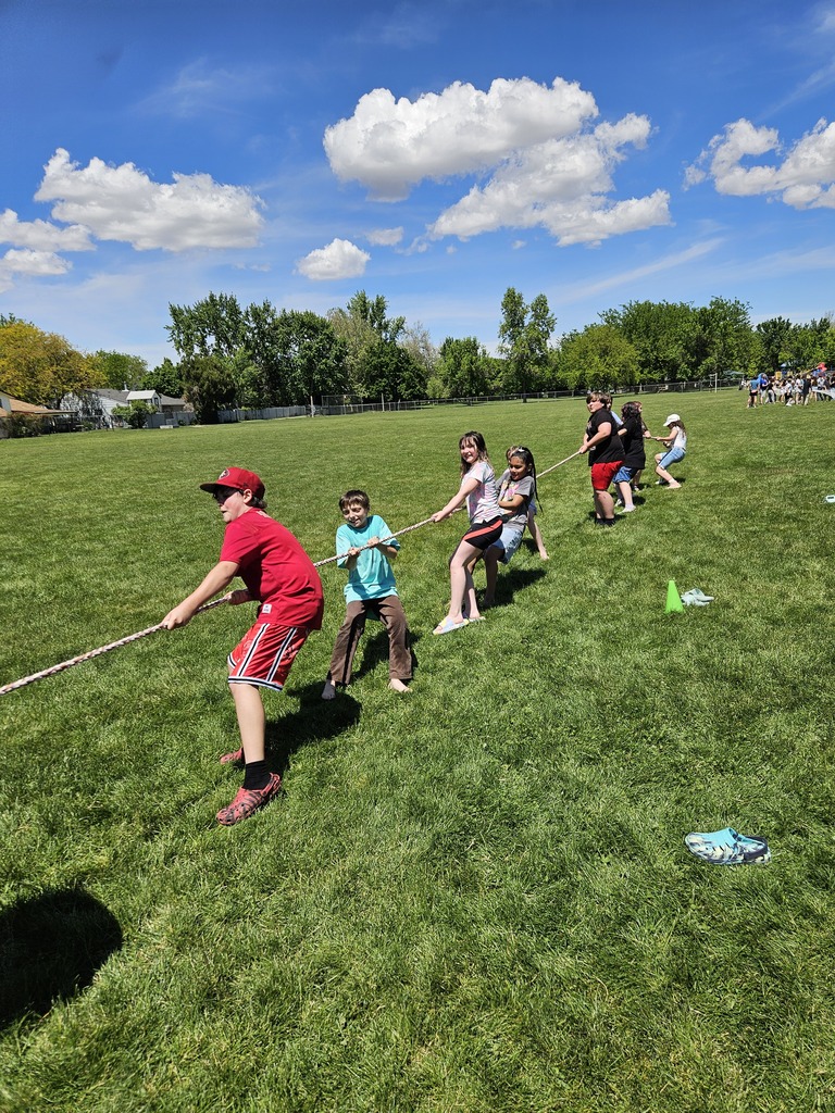 Field Day photos Summerwind STEM Academy- Students playing tug of war