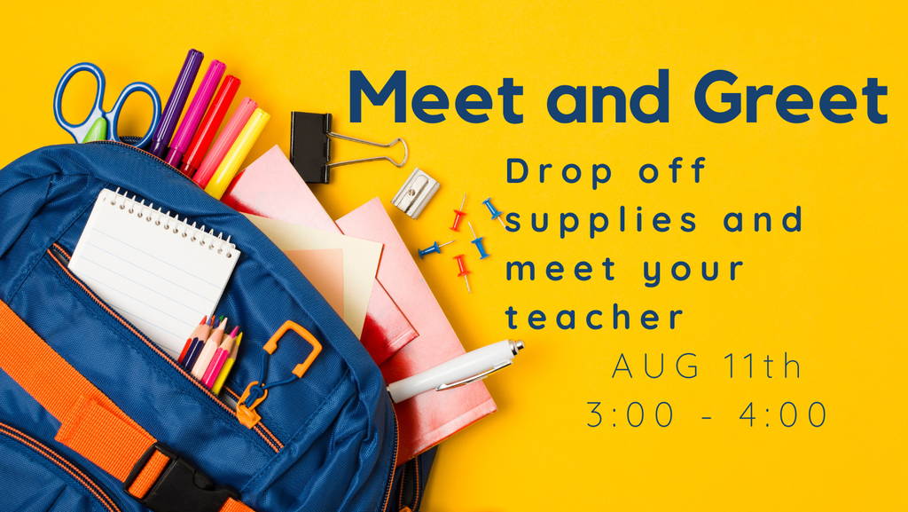 Meet and Greet. August 11, 2026 at 3 PM
