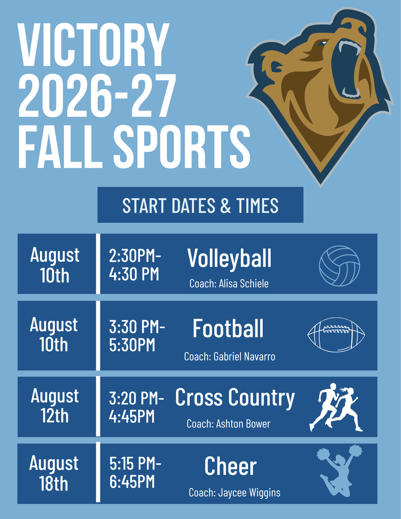 Fall Sports Start Dates