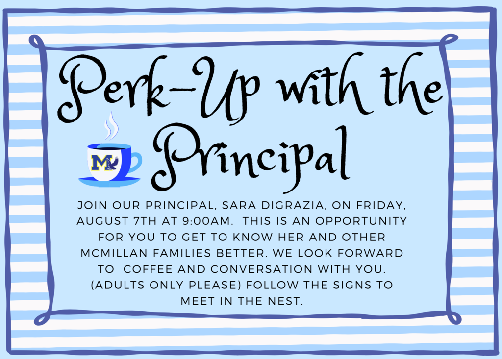 Perk up with the Principal