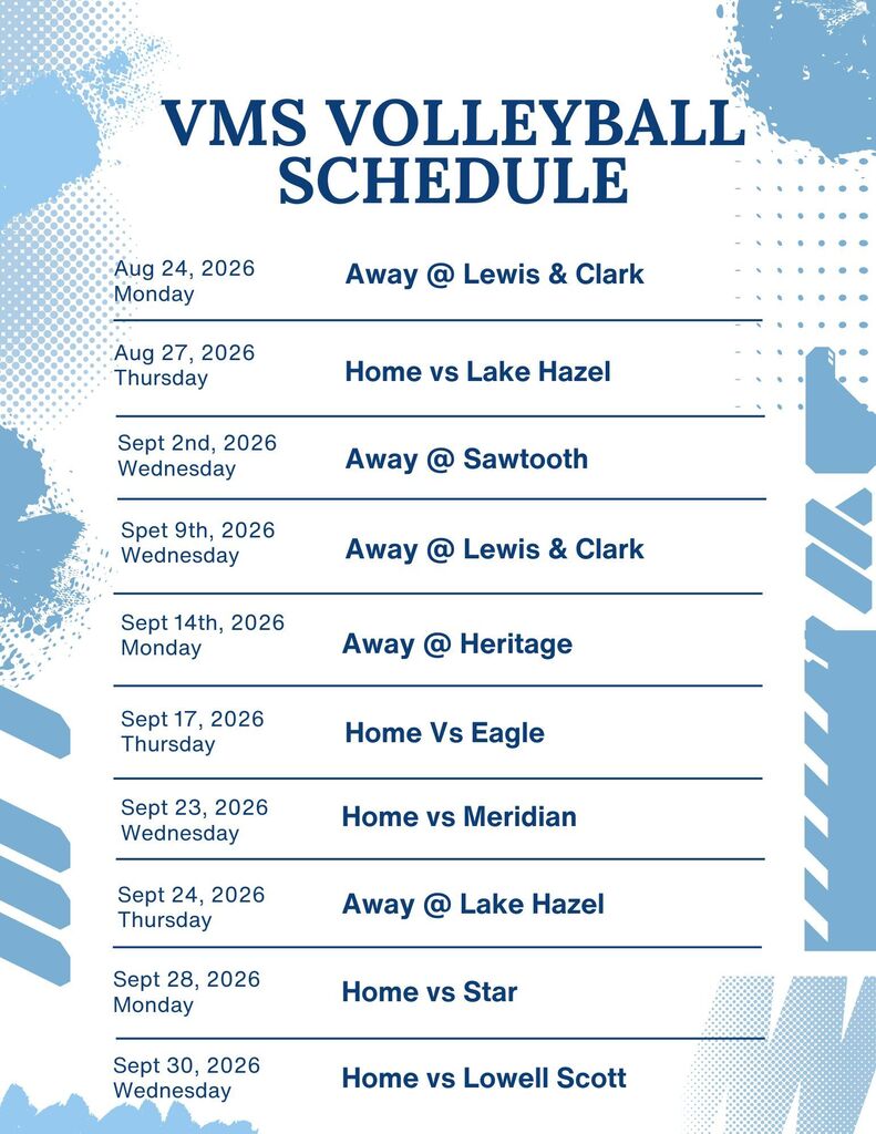 Volleyball Schedule