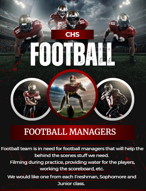 Football Managers Needed