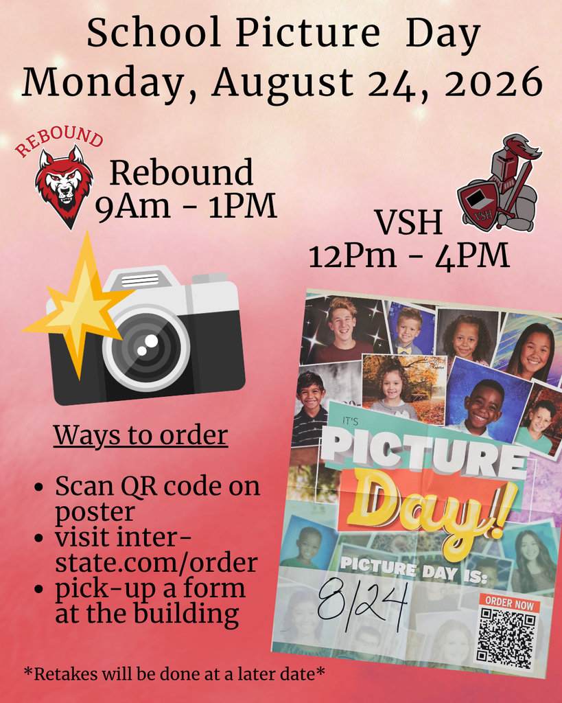 Flyer promoting Rebound school picture day.