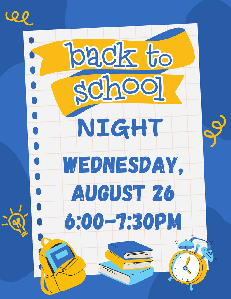 Back to school night flyer