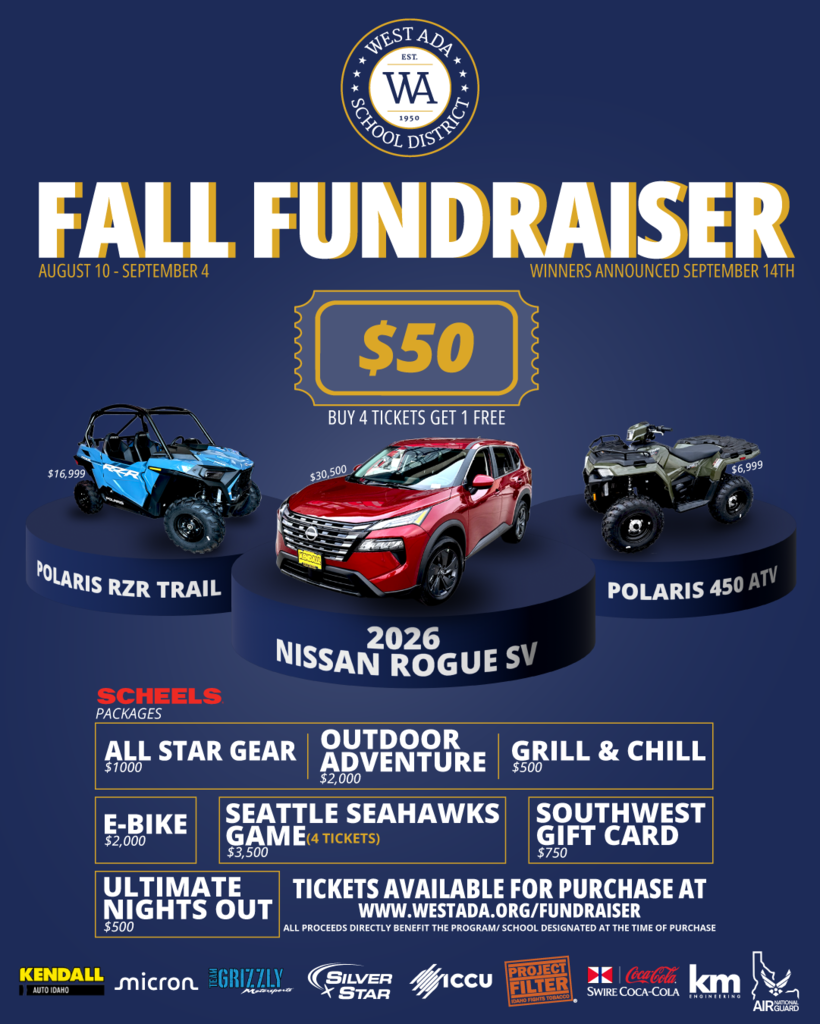 Fall Fundraiser Prizes