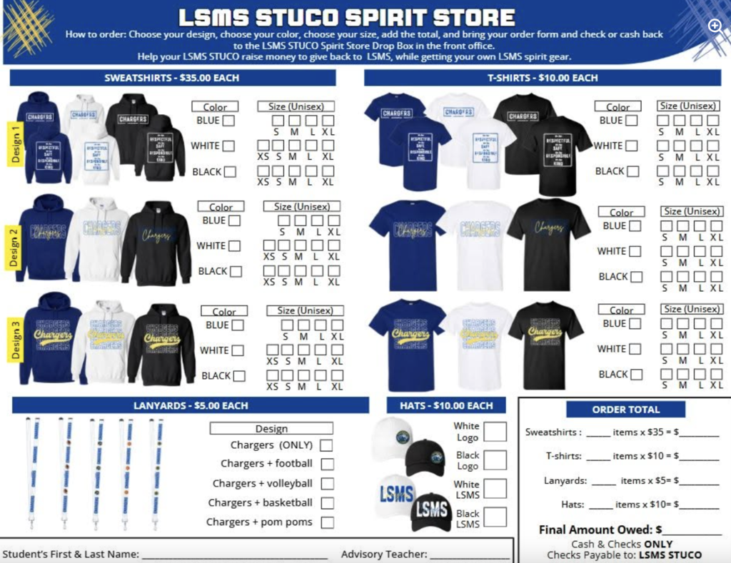 Spirit Store Flyer