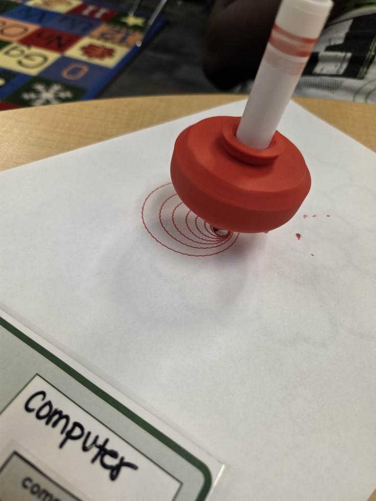 spinning marker art