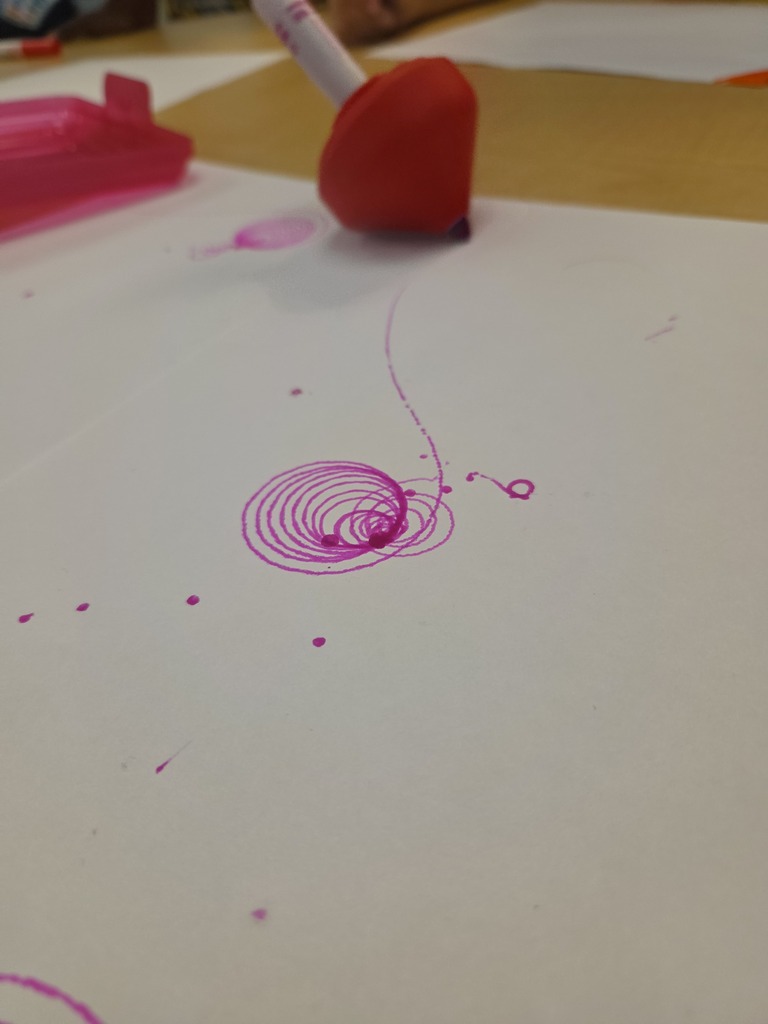 marker art on white paper