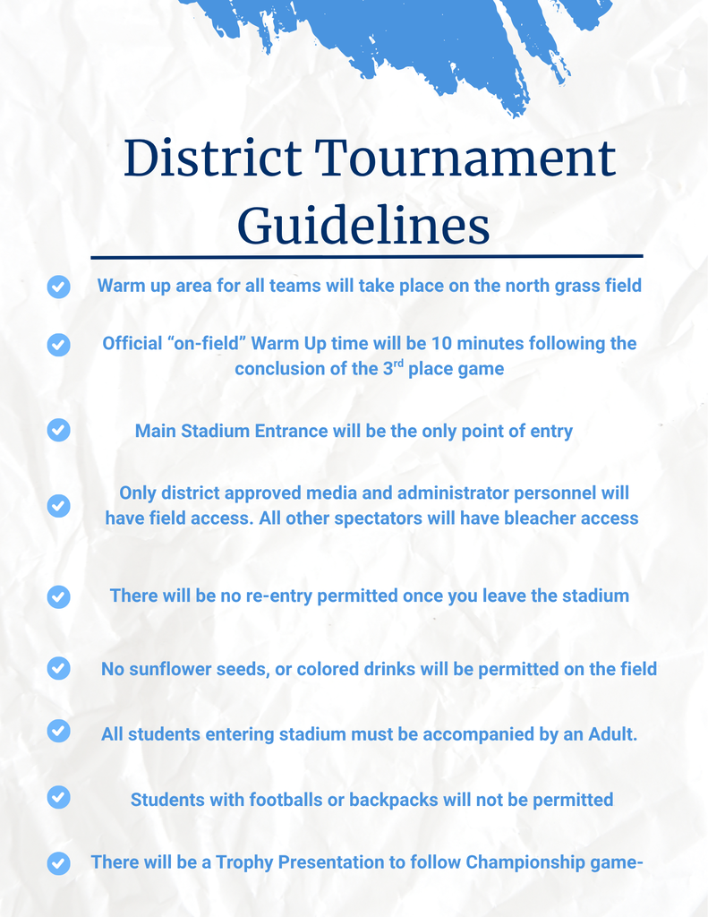 District Championship for Football