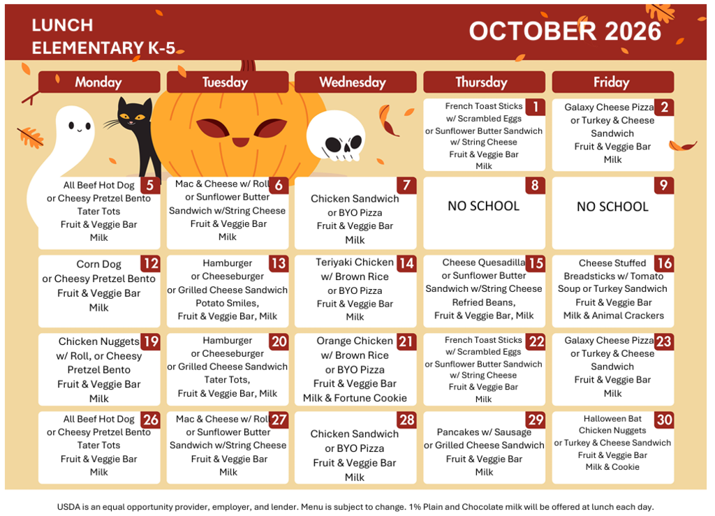 National School lunch week