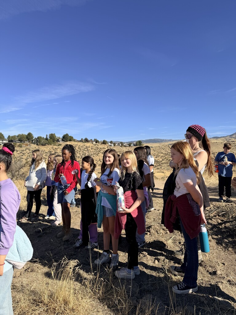 students in the foothills