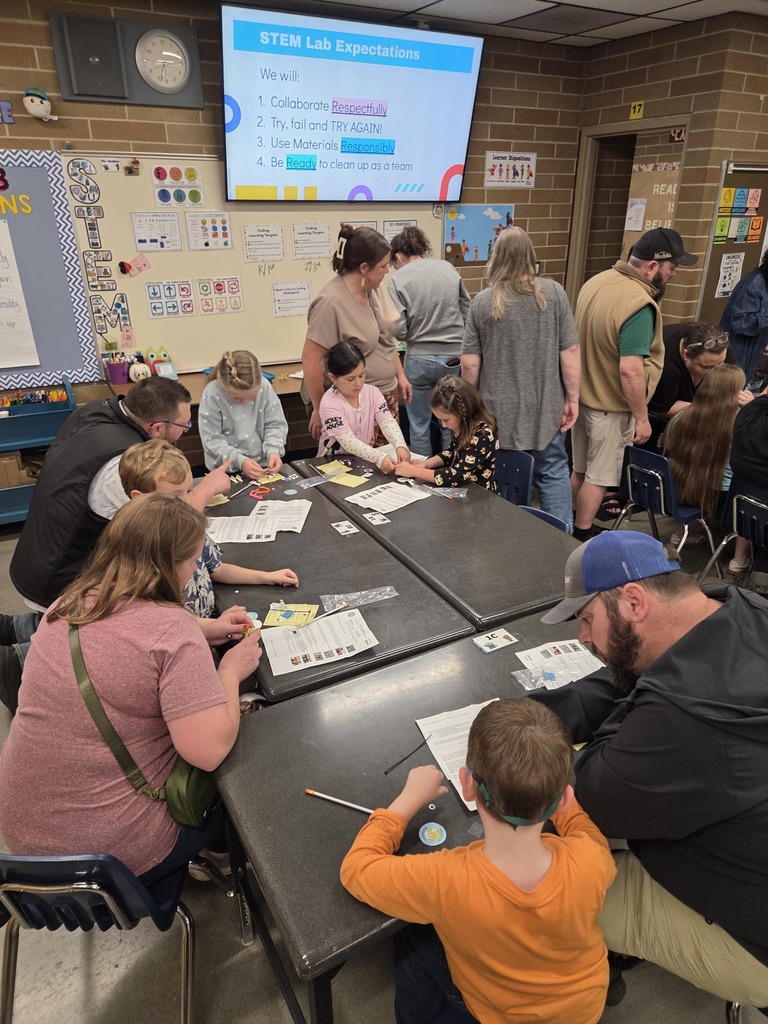families working together to build bristlebots