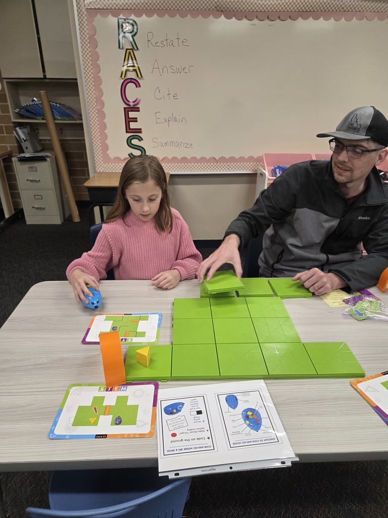 Student and parent coding Robot Mouse