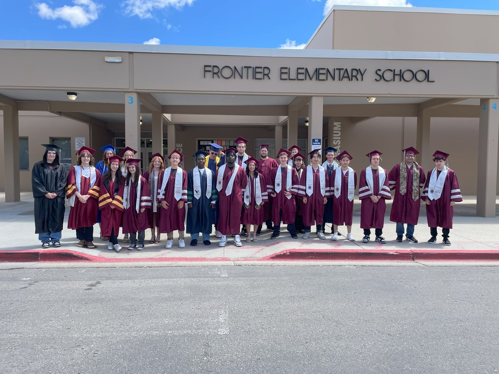 Graduates in front of Frontier