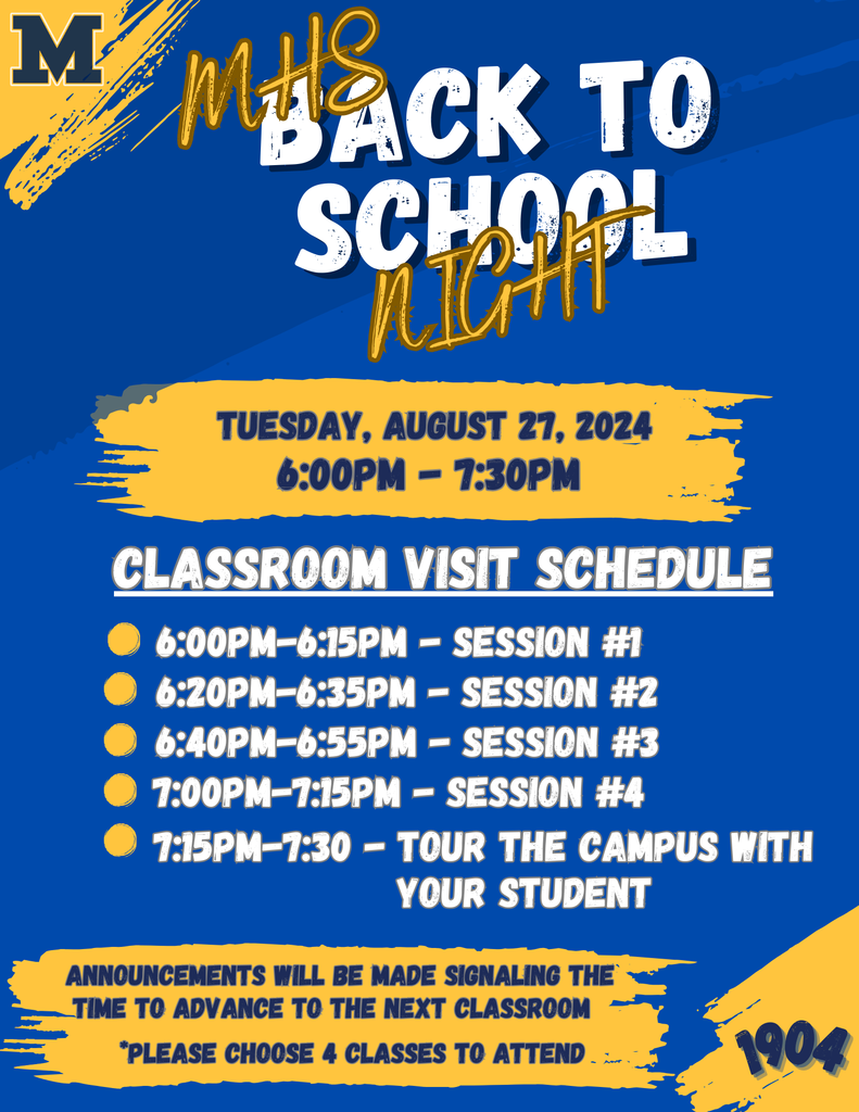 Back to School Schedule