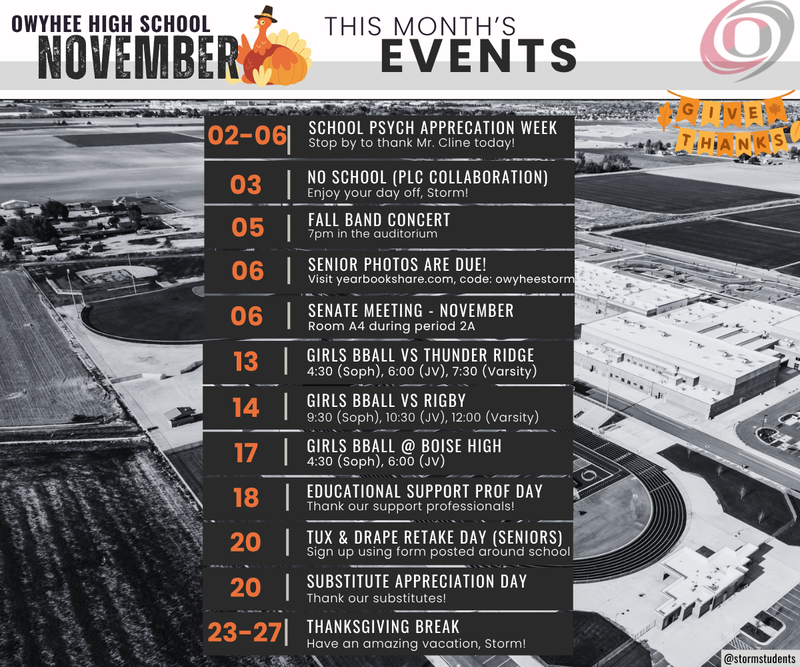 november events calendar