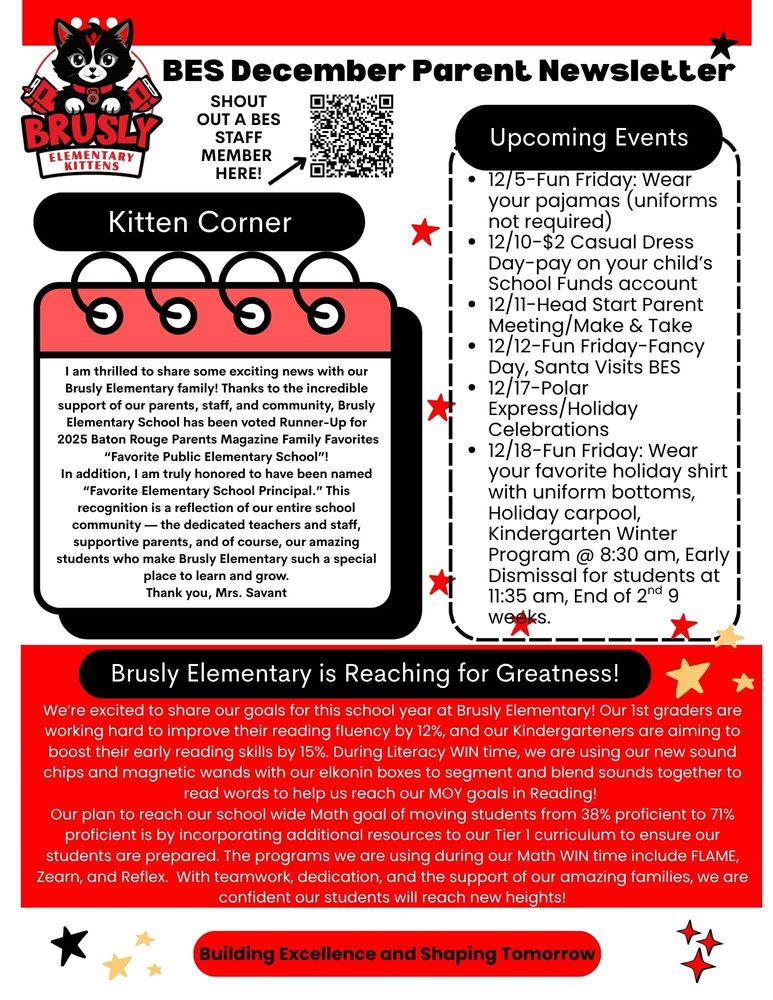 December Parent Newsletter