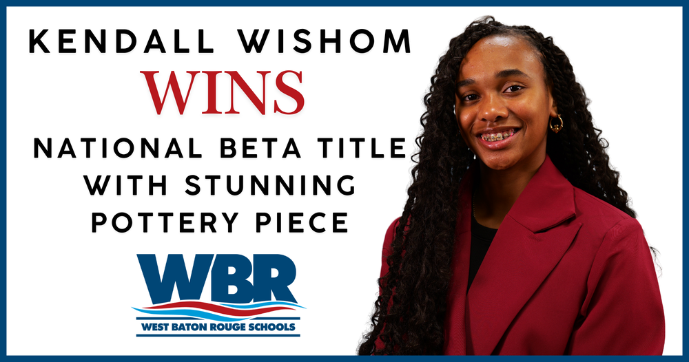 Kendall Wishom Wins National Beta Title with Stunning Pottery Piece