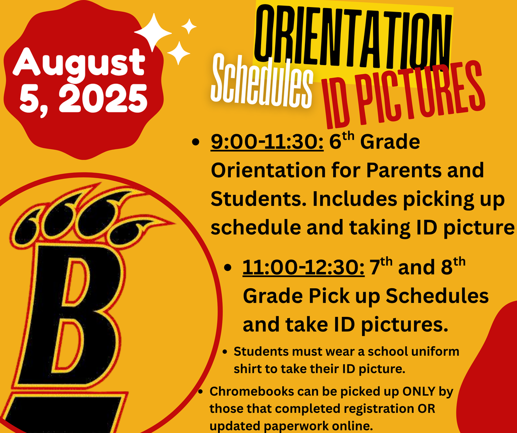 flyer for august 5 orientation