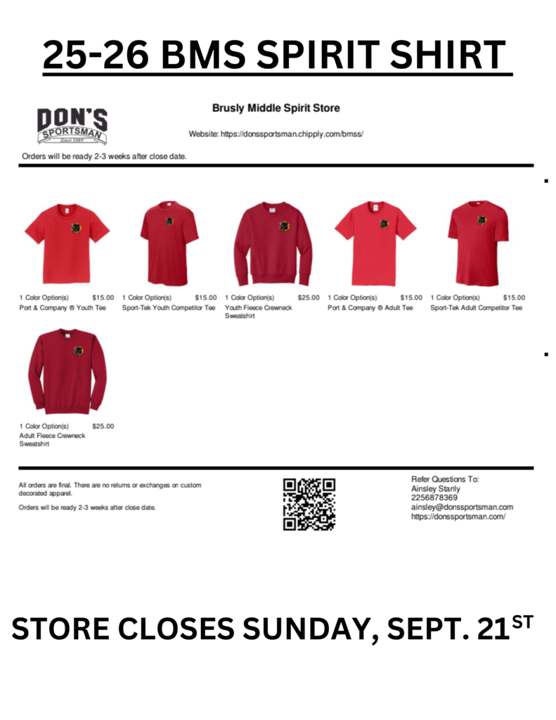 BMS SPIRIT SHIRTS 