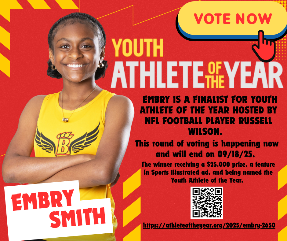 vote for Embry for Youth Athlete of the YEAR