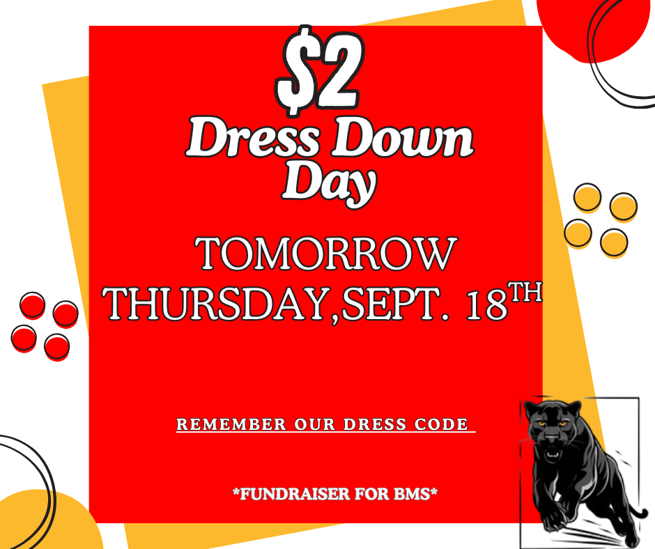 $2 Dress Down Day