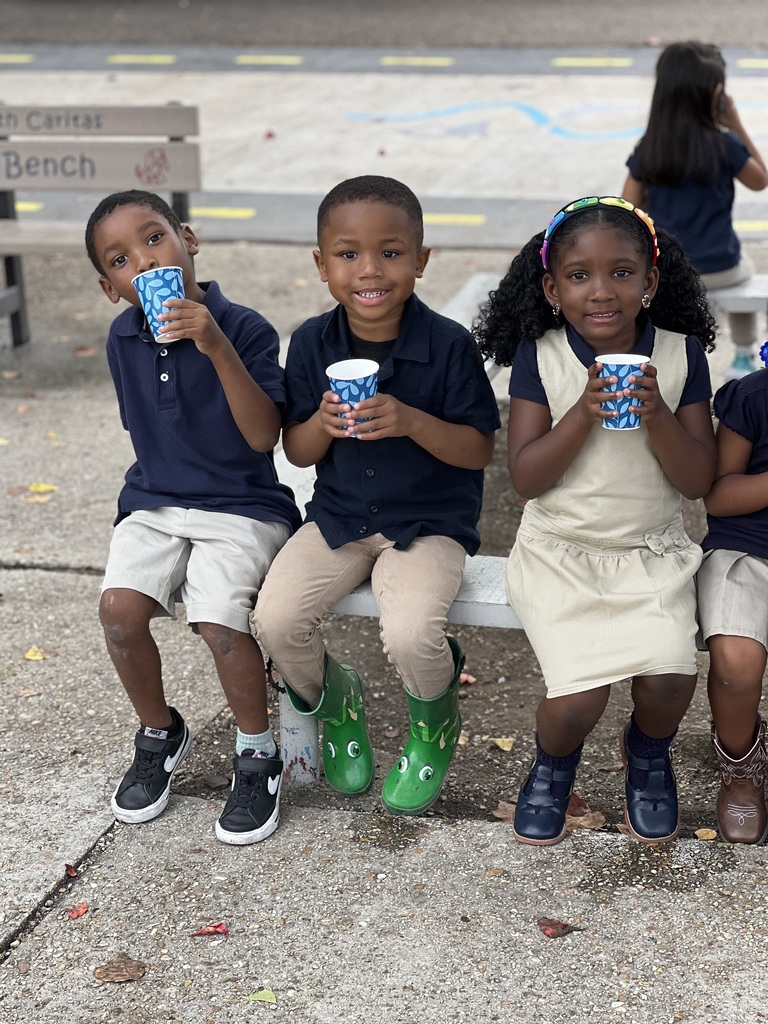 Pre-K friends enjoying lemonade! 