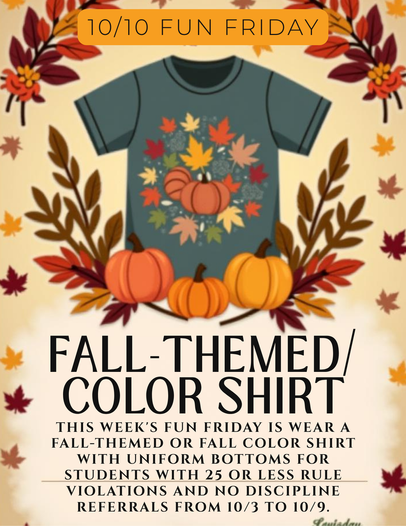 Fall Shirt for Fun Friday