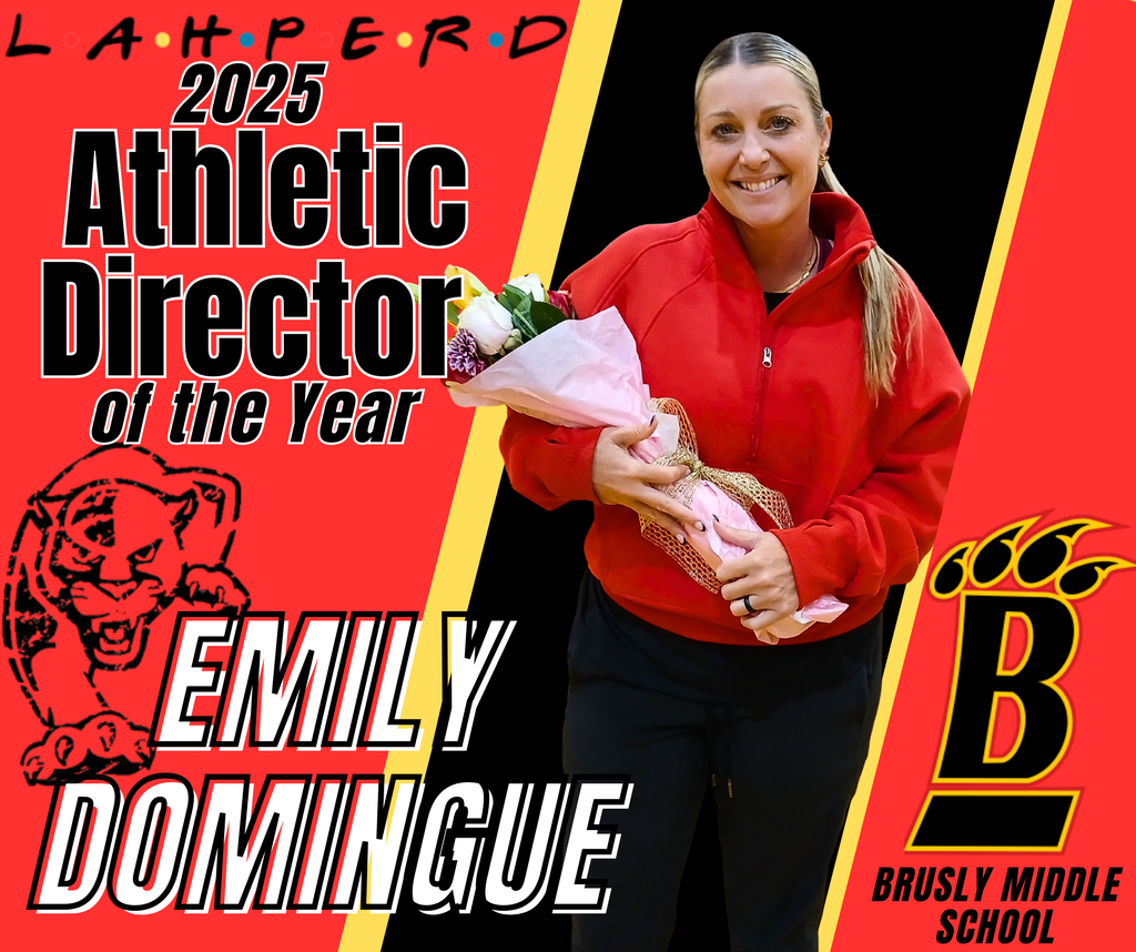 CONGRATS! to Emily Domingue, 2025 ATHLETIC DIRECTOR OF THE YEAR