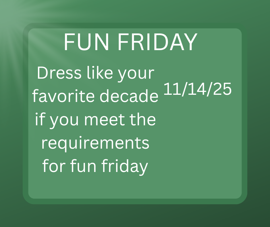 Dress like anybody or thing from your favorite decade.