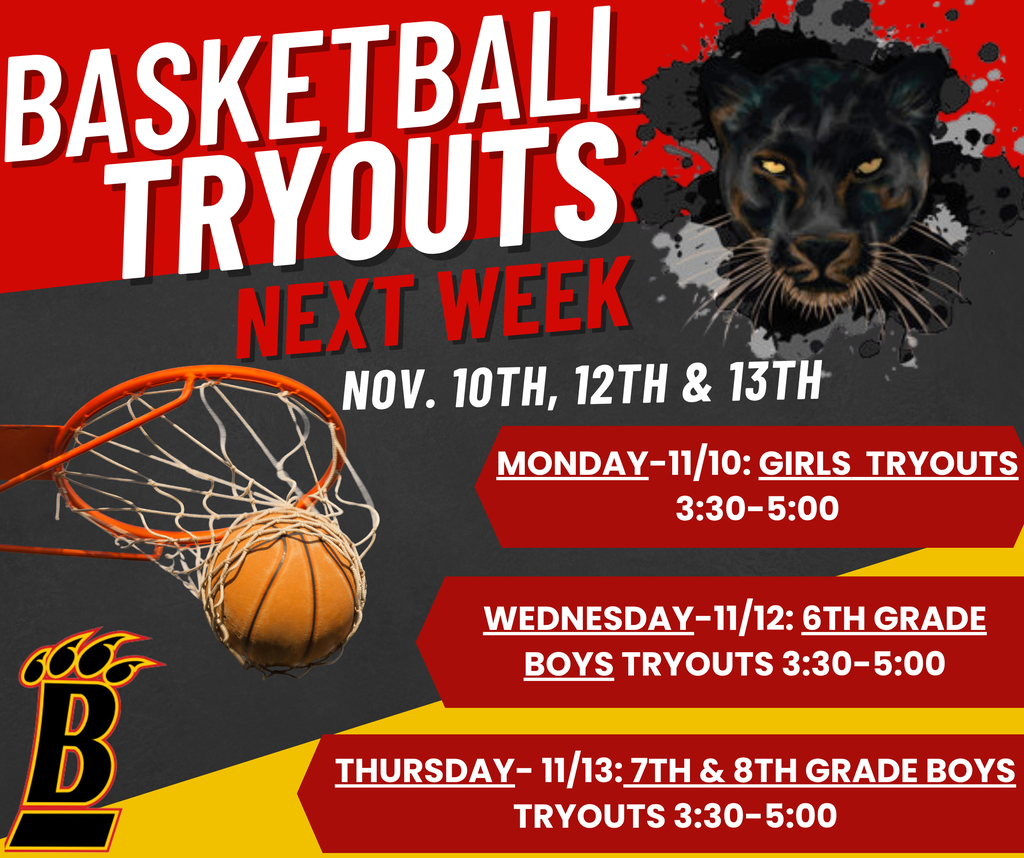 Basketball tryouts next week