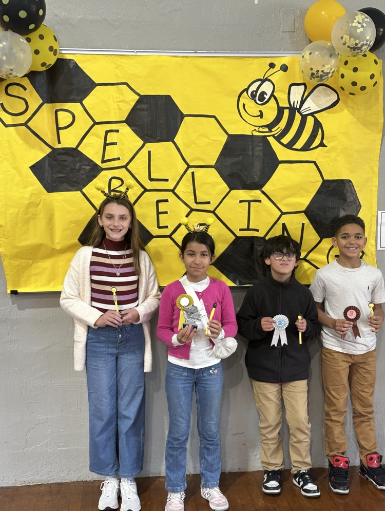 4th grade Spelling Bee Winners🐝🥳