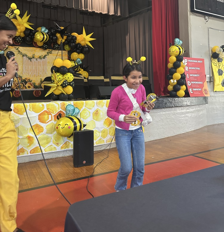 Celebrating with peers through Google Meet🐝🥳