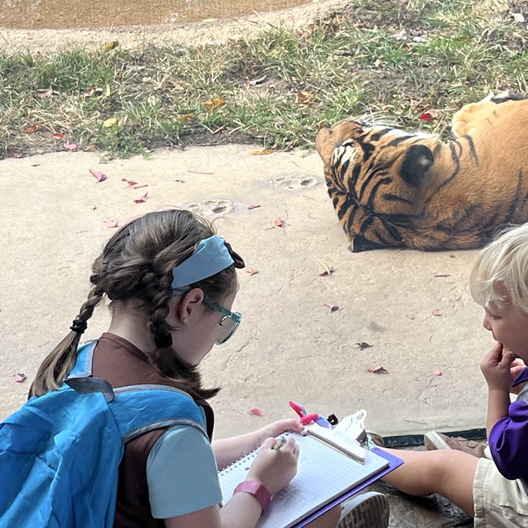  Port Allen Elementary Girl Scouts enjoying an event at BR Zoo. They learned about animals and how to take care of our planet. 