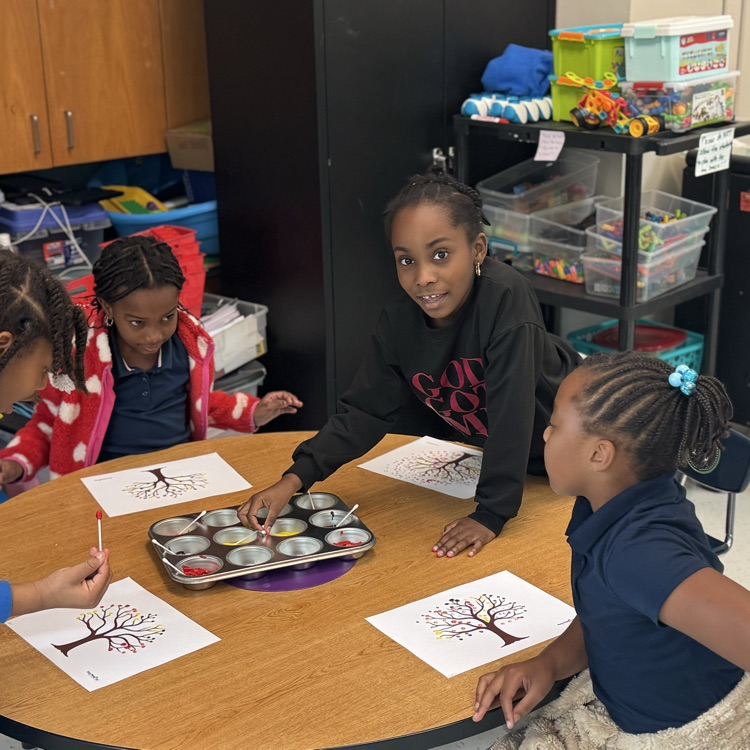 PAES Girl Scouts arts and crafts activity 