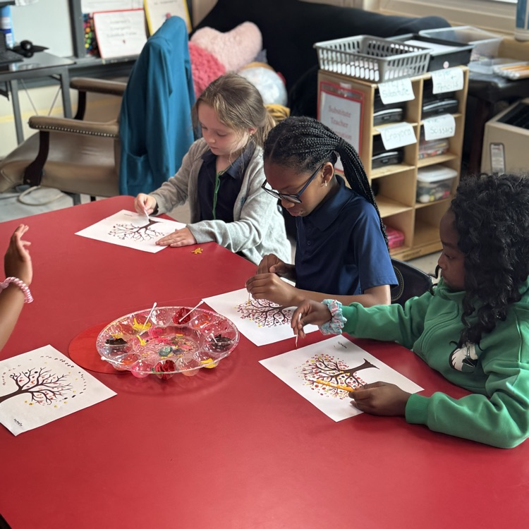 PAES Girl Scouts arts and crafts activity 