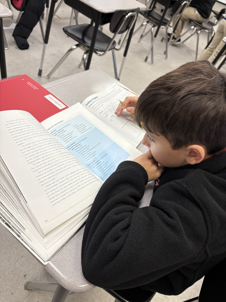 ELA class working hard on their essays! 📝